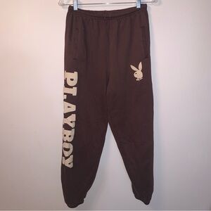 Playboy Brown Jogger Sweatpants M